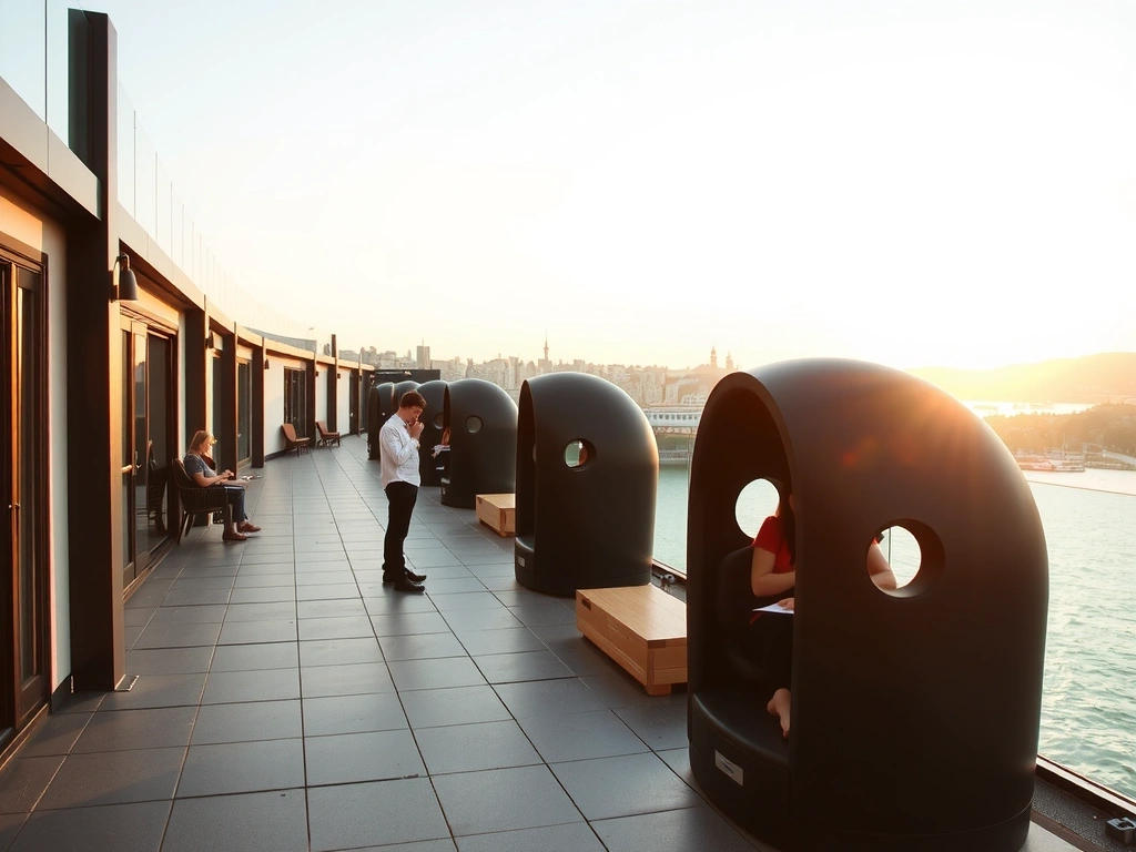 Campus Terrace Overlooking the Bosphorus